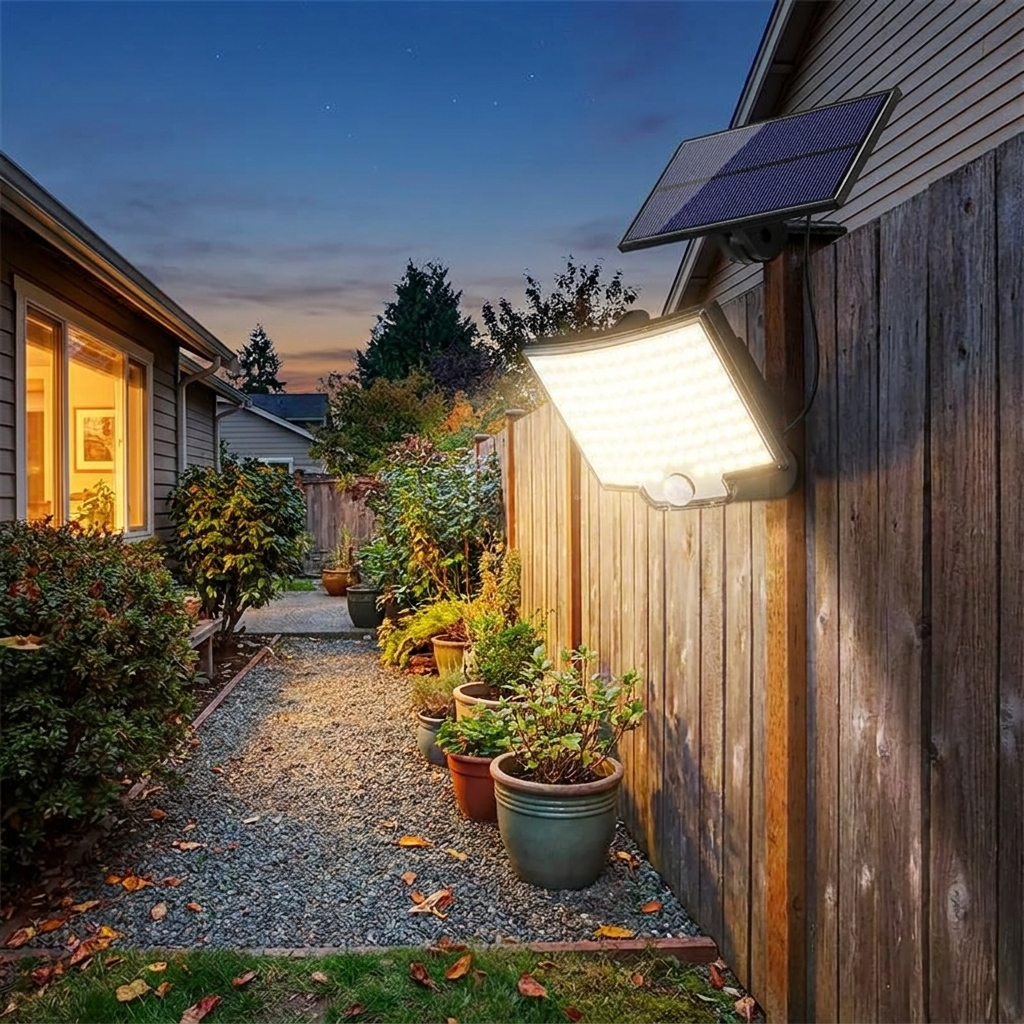 106 LED Solar Outdoor Light lifestyle