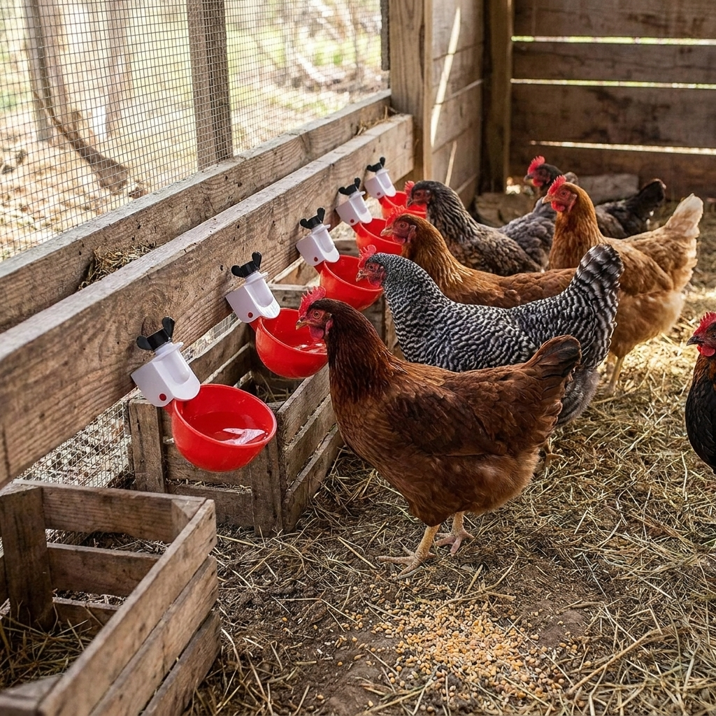 10 Pcs Chicken Waterer