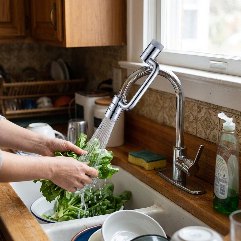1080 Rotating Universal Faucet Extender