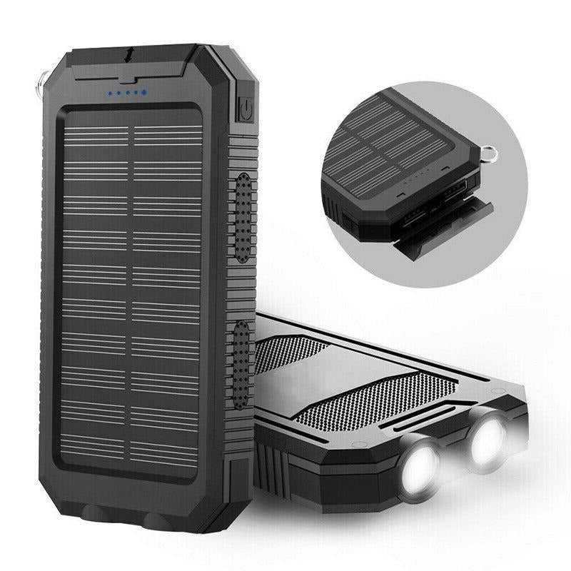 500000mAh Solar Power Bank Portable Charger – Waterproof Fast Charging Battery Pack for iPhone, Samsung & Android