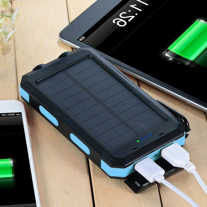 500000mAh Solar Power Bank Portable Charger – Waterproof Fast Charging Battery Pack for iPhone, Samsung & Android
