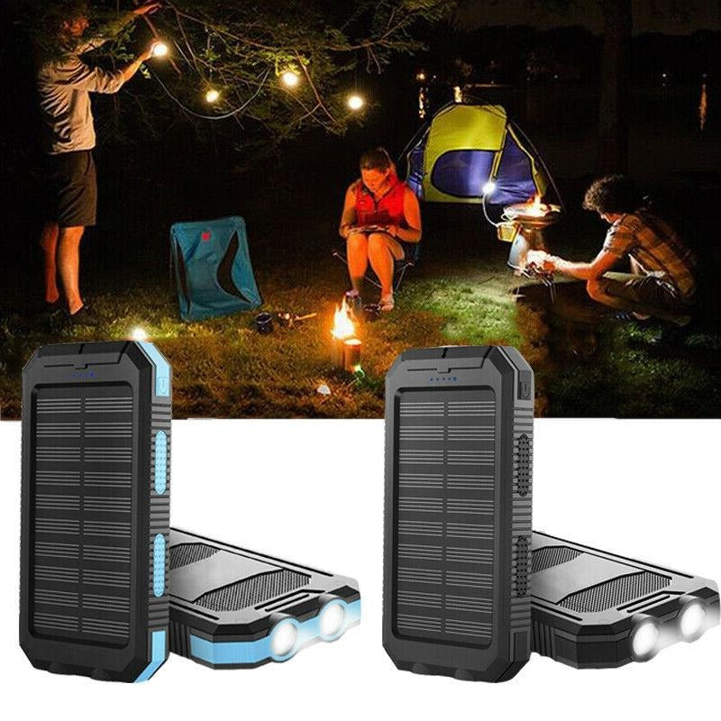500000mAh Solar Power Bank Portable Charger – Waterproof Fast Charging Battery Pack for iPhone, Samsung & Android
