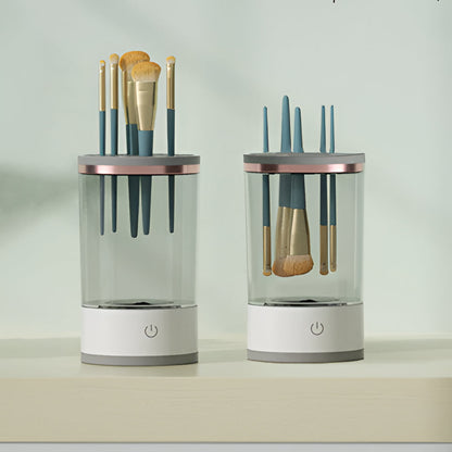 3-in-1 Cosmetic Brush Cleaner Machine - Electric Makeup Brush Cleaner Device